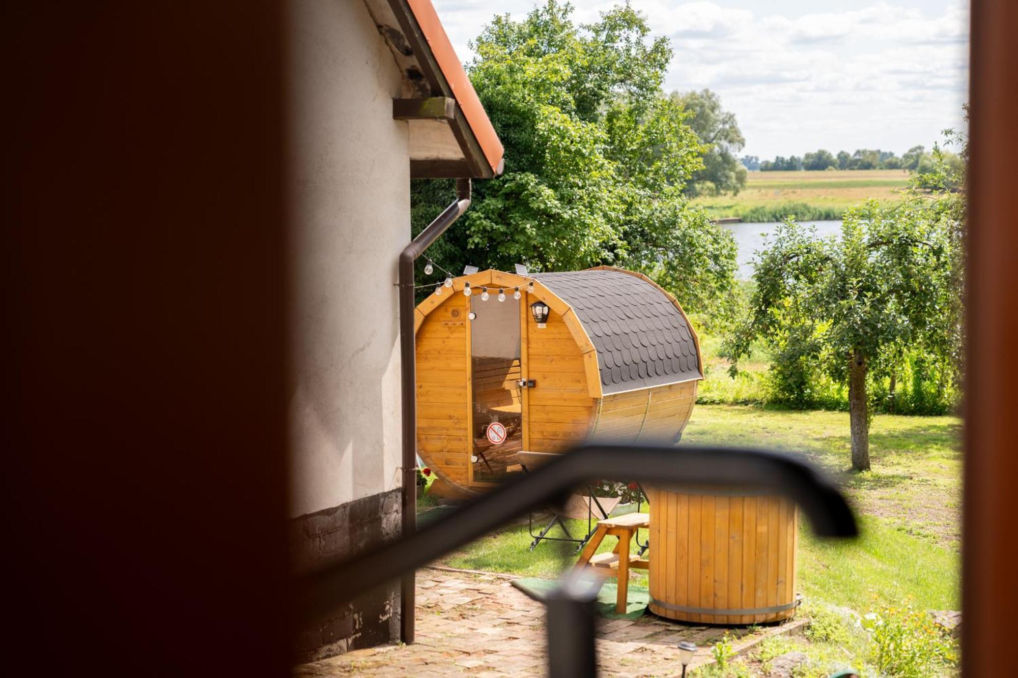 Oderpoint#Sauna#Jacuzzi Gozdowice 外观 照片