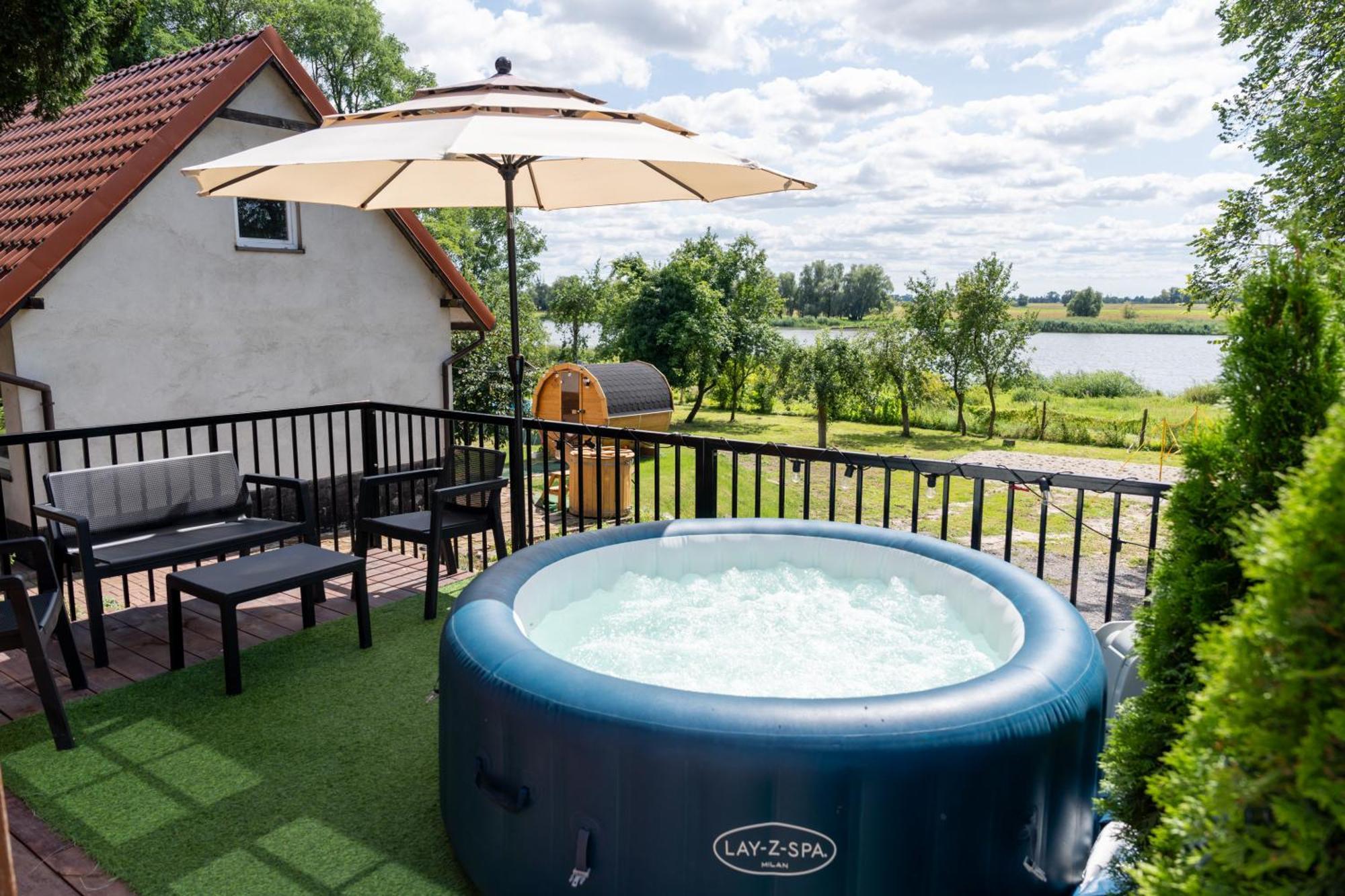 Oderpoint#Sauna#Jacuzzi Gozdowice 外观 照片